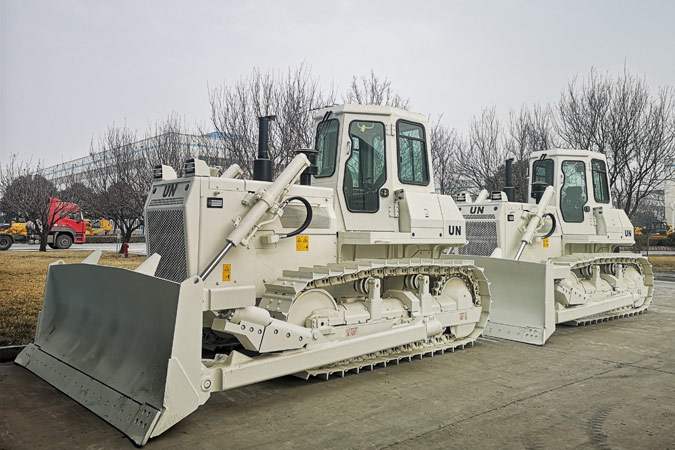 世界有我，山推助力聯(lián)合國(guó)維和任務(wù)。